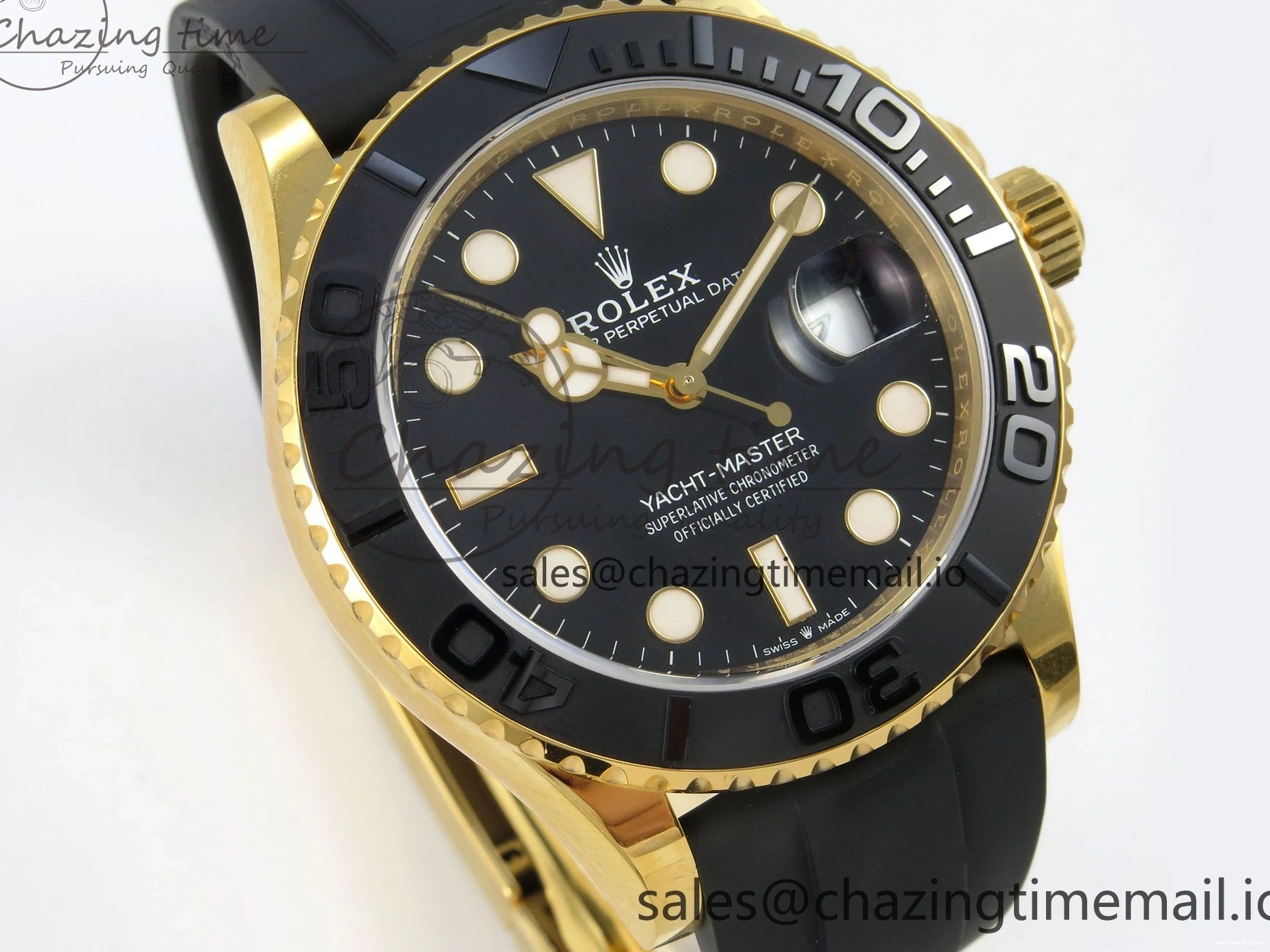 0102 Resilient Yacht-Master 226658 VSF 1:1 Best Edition Black Dial on Oysterflex Strap VS3235 (Gain Weight) V 174